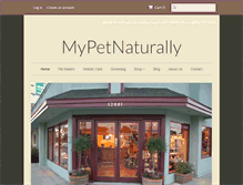 Tablet Screenshot of mypetnaturally.com